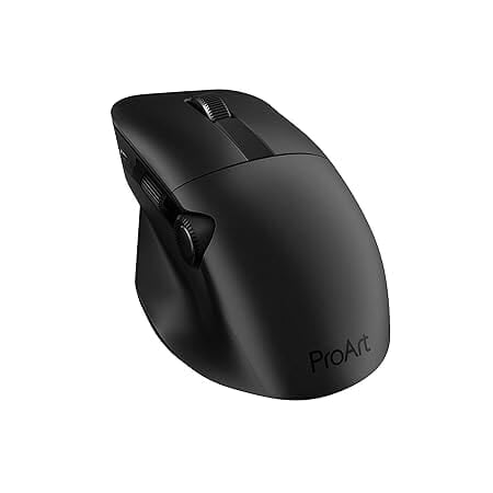 ASUS ProArt MD300 Dial, Wireless Mouse with 2 Scroll Wheel, Quick Charging, Middle Button, 4200 DPI, Multi Device Connect/Bluetooth, USB Mouse (Star B ASUS ProArt MD300 Dial, Wireless Mouse with 2 Scroll Wheel, Quick Charging, Middle Button, 4200 DPI, Multi Device Connect/Bluetooth, USB Mouse (Star B